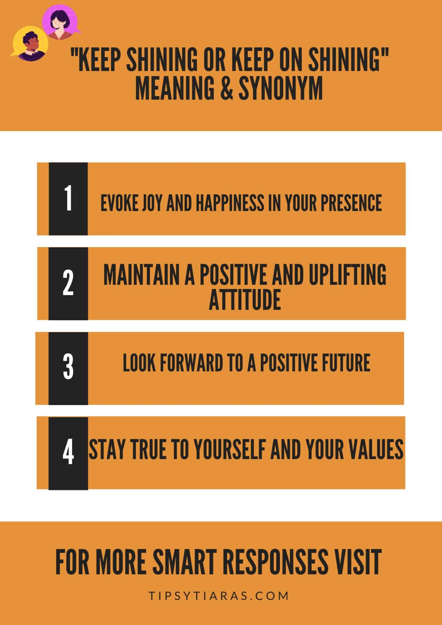 "Keep Shining Or Keep On Shining" Meaning & 16 Synonym