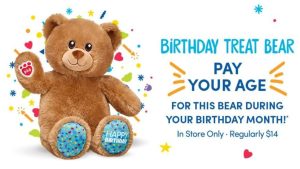 Build-A-Bear Pay Your Age