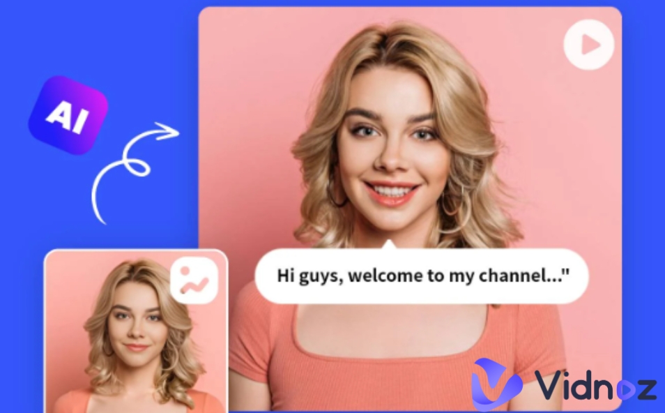 make my photo talk free online 1 Bring Photos to Life: Vidnoz’s Talking Photo and Video Translator Features