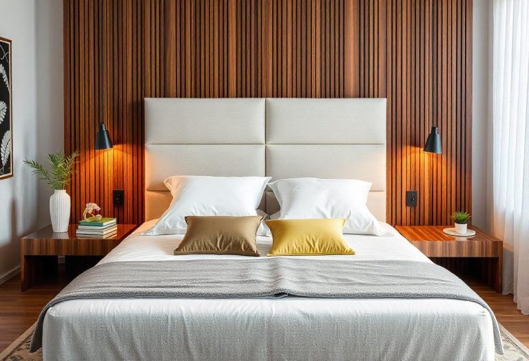 Modern Bed 2 Setting the Mood with Lamps and Bedsheets: Perfect Pairings for Any Bedroom Style