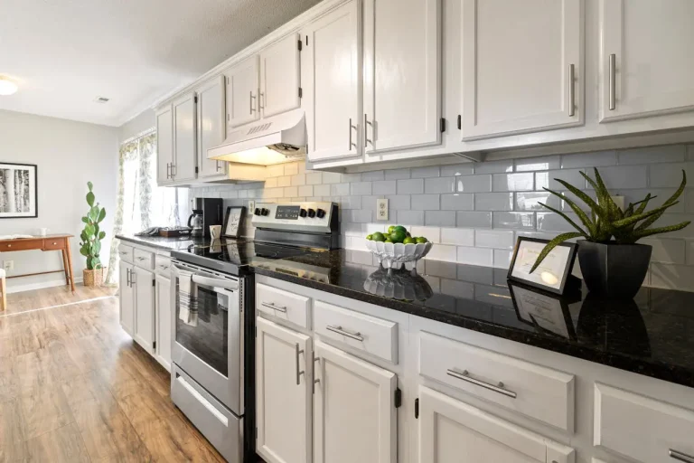 black granite countertops min The Art of Selecting Granite: A Guide for Architects and Designers