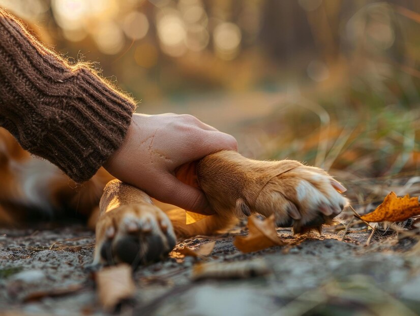 5 Common Misconceptions About Aquamation and the Truth Behind Them 1 665ddbb853378fe7e95dda9c person holding dogs paw woods 605022 79420 5 Common Misconceptions About Aquamation and the Truth Behind Them