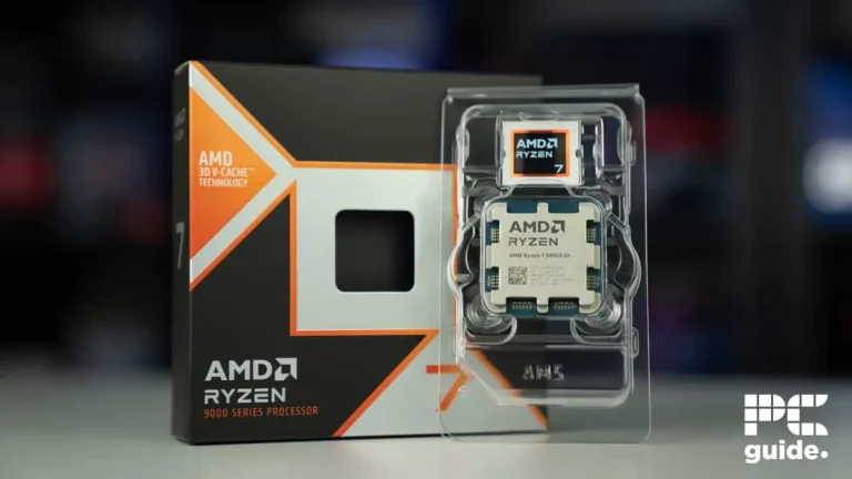 AMD Ryzen 7 9800X3D tray and box Image by PC Guide Why PC Builders Are Rushing to Upgrade to the AMD Ryzen 7 9800X3D