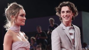 Timothee Chalamet and Lily Rose Depp