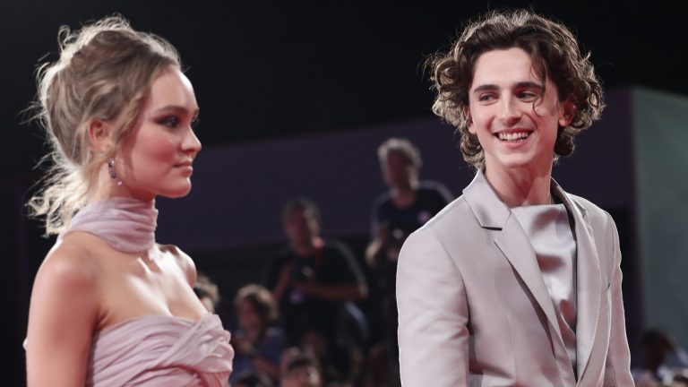 Timothee Chalamet and Lily Rose Depp