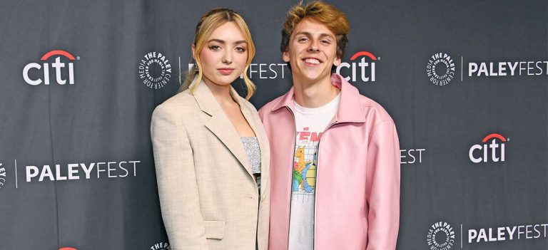 Peyton List and Jacob Bertrand
