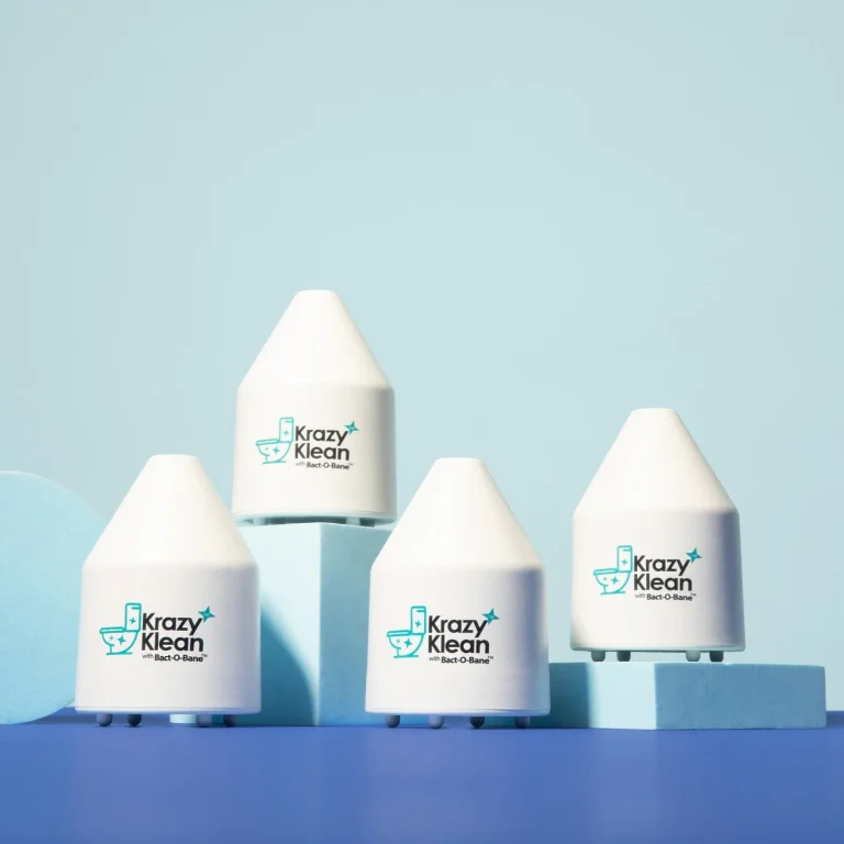 Krazy Klean 4 Pack with blue background 1 Meet Krazy Klean Pro: The Toilet Upgrade You Didn’t Know You Needed