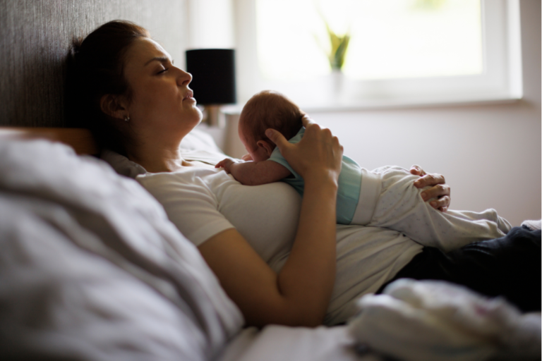 New mother suffering from postpartum depression 768x512 1 Beyond the Blues: A Deep Dive into What Causes Depression