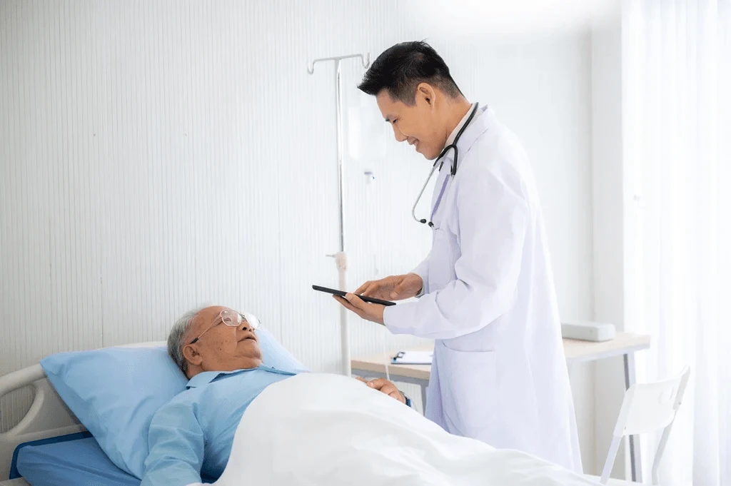 professional doctor checking a senior patient Why Flexibility Is The New Career Goal For Medical Professionals