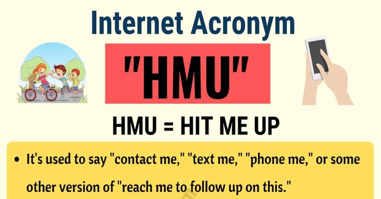 HMU What Does That Mean Decoding The Popular Texting Slang 