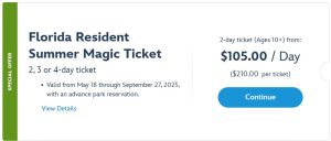 Disney Florida Resident Tickets
