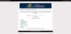 Florida Corporation Search