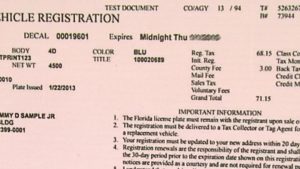 Florida Car Registration