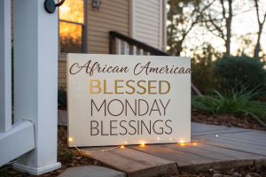 African American Blessed Monday Blessings