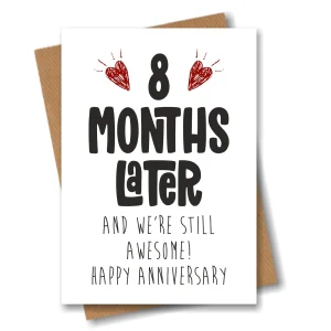 Anniversary 8 Month: Celebrating Eight Months of Love 2 Anniversary 8 Month