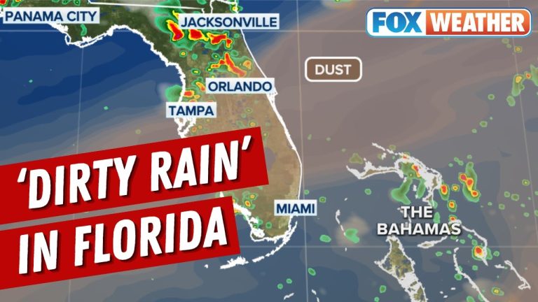 Dirty Rain Map Florida