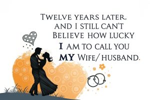 Happy 12th Wedding Anniversary