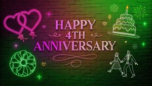 Happy 4th Anniversary: Heartfelt Wishes to Celebrate Four Years of Love 4 Happy 4th Anniversary