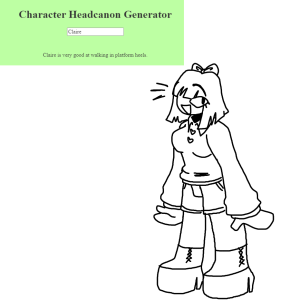 Headcanon Generator