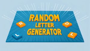 Random Letter Generator: Ultimate Tool to Generate Random Letters for Games, Education, and Passwords in 2025 3 Random Letter Generator