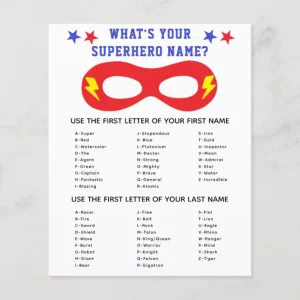 Superhero Name Generator