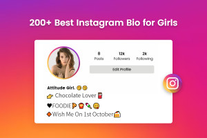Bio for Instagram for Girl in Stylish Font