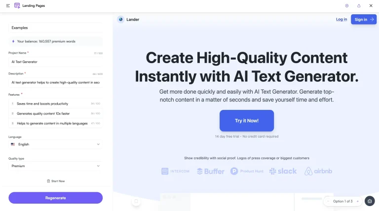AI Message Generator