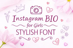 Instagram Bio for Girls Stylish Font