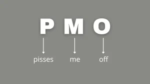 Pmo full form in chat