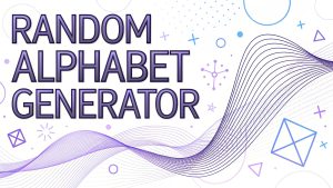 Random Alphabet Generator