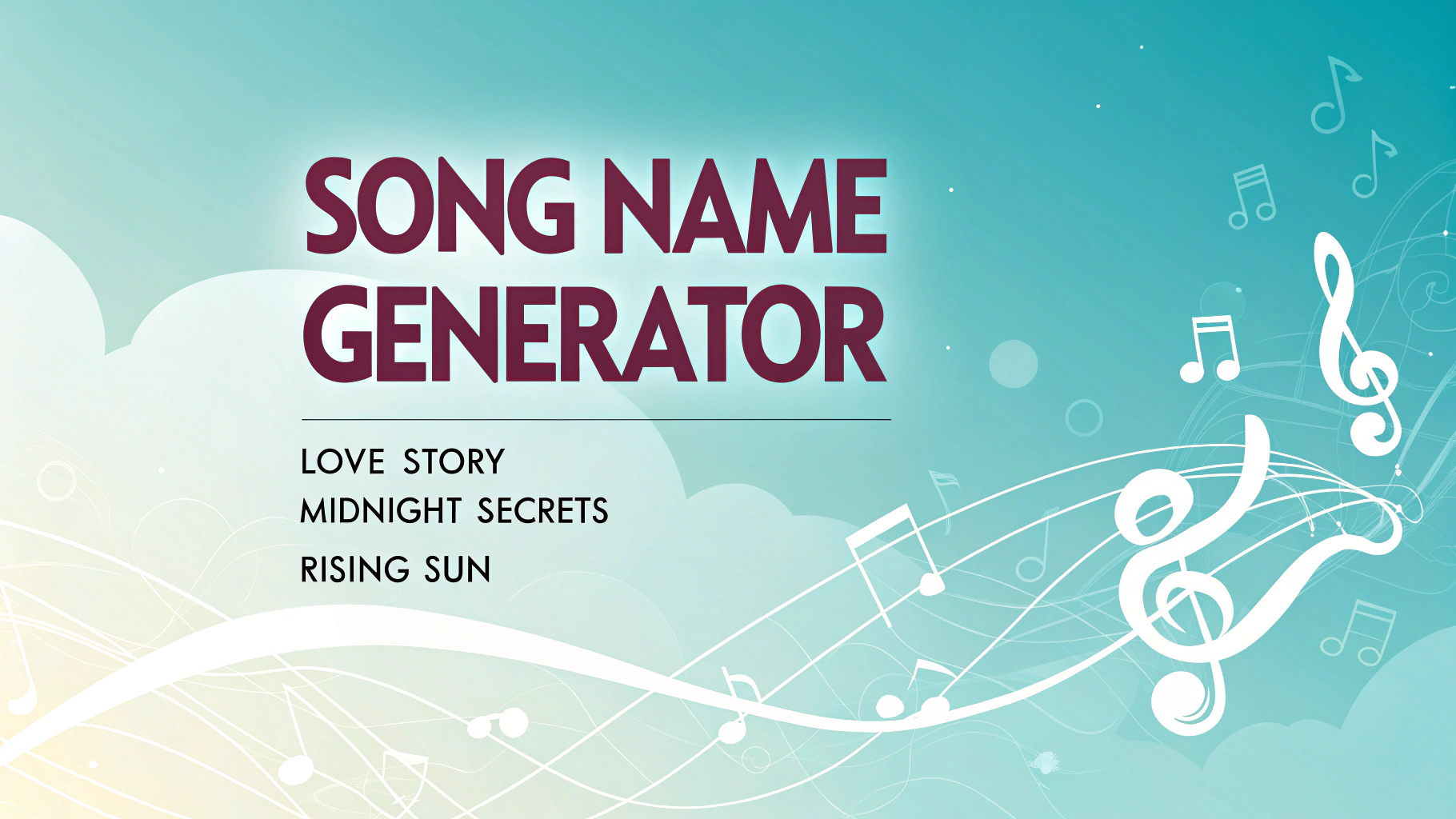 Song Name Generator