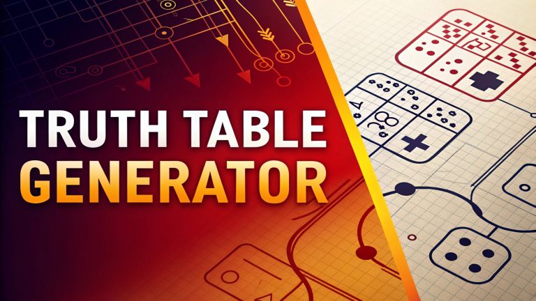 Truth Table Generatord Truth Table Generator: Revolutionizing Logical Reasoning with Effortless Precision