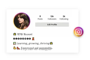 Bio for Instagram for Girl in Stylish Font