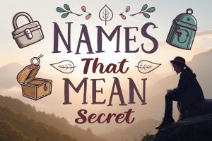 Names That Mean Secret: Mystical Monikers Infusing Wonder and Intrigue in 2025 4 Names That Mean Secret