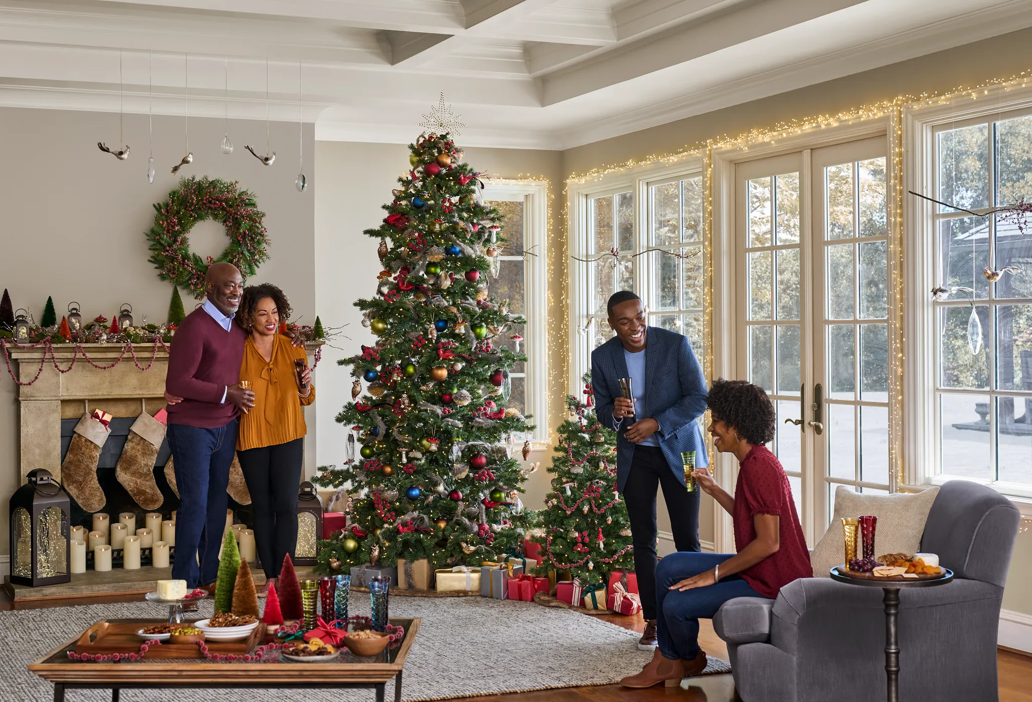 Festive Foundations: Choosing the Perfect Christmas Trees for Your Home 1 Enchanted Woodlands Decorated Tree IFC HERO TALENT Festive Foundations: Choosing the Perfect Christmas Trees for Your Home
