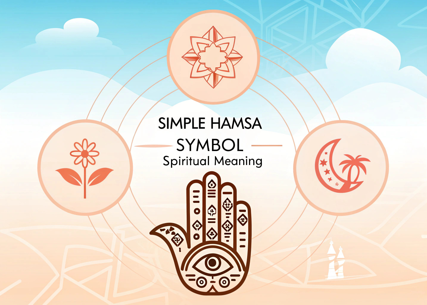 Simple Hamsa Symbol Spiritual Meaning
