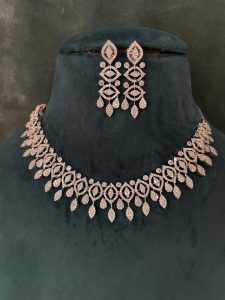 Indian Costume Jewelry Is Helping Destination Wedding Guests Pack Smarter without Sacrificing Style 2 necklaces kim silver cz diamond necklace kim silver cz diamond necklace statement jewelry wedding jewelry crystal necklace indian jewelry american diamond set indian jewelry 1208826755 Indian Costume Jewelry Is Helping Destination Wedding Guests Pack Smarter without Sacrificing Style