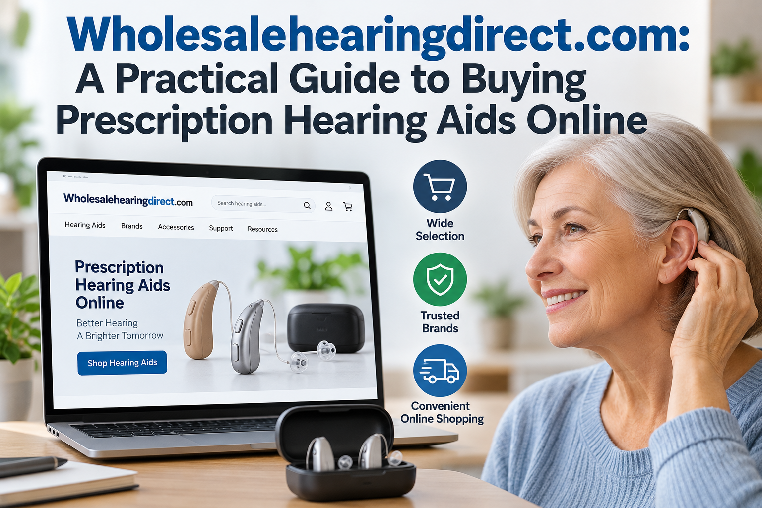 Wholesalehearingdirect.com: A Practical Guide to Buying Prescription Hearing Aids Online 1 Guide to Buying Hearing Aids Online Wholesalehearingdirect.com: A Practical Guide to Buying Prescription Hearing Aids Online