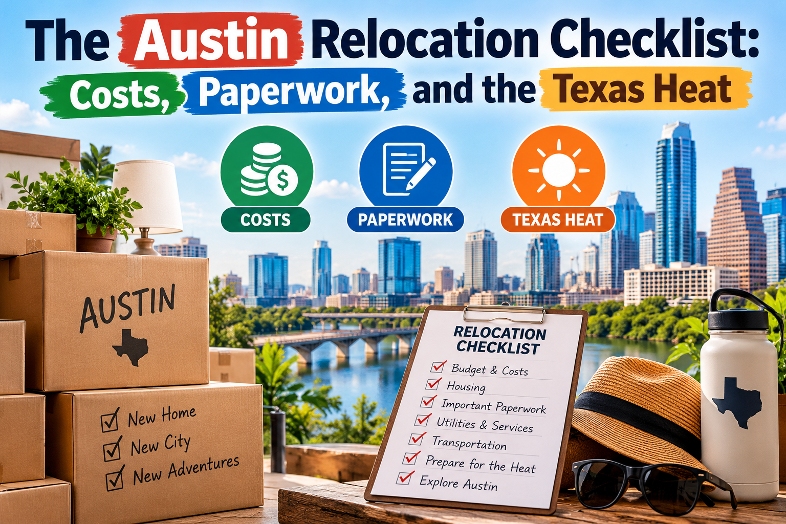 The Austin Relocation Checklist: Costs, Paperwork, and the Texas Heat 1 The Austin Relocation Checklist Costs Paperwork and the Texas Heat The Austin Relocation Checklist: Costs, Paperwork, and the Texas Heat